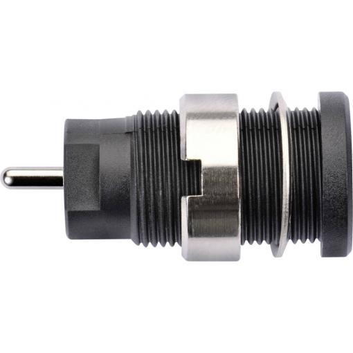 Schützinger DI SEB 8632 Ni / SW bezpečnostní vestavná zásuvka 4 mm černá 1 ks