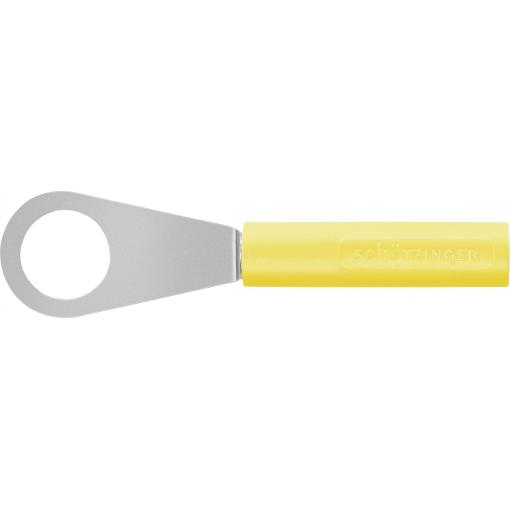 Schützinger LB 4-RKS Sn / 8.4 / GE zdířka pro banánek žlutá 1 ks