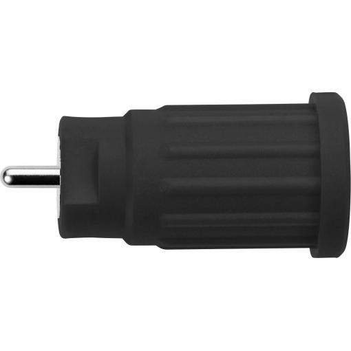 Schützinger SEPB 8518 Ni / SW bezpečnostní lisovaná zásuvka 4 mm černá 1 ks