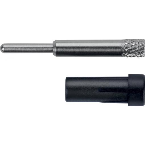 Schützinger DI EPB 6053 Ni / SW lisovaná zásuvka černá 1 ks