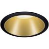 Paulmann 93395 LED vestavné svítidlo, GU10, černá (matná), zlatá