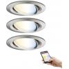 Paulmann 92962 LED vestavné svítidlo, LED, 18 W, železo (kartáčované)