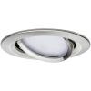 Paulmann 92959 LED vestavné svítidlo, LED, 18 W, železo (kartáčované), sada 3 ks