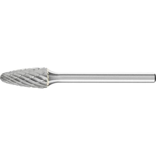 PFERD TOOLS 21230083 frézovací kolík , tvrdokov, půlkruhový oblouk, Délka 43 mm, Vnější Ø 6 mm, Pracovní délka 13 mm, Ø hřídele 3 mm, 1 ks