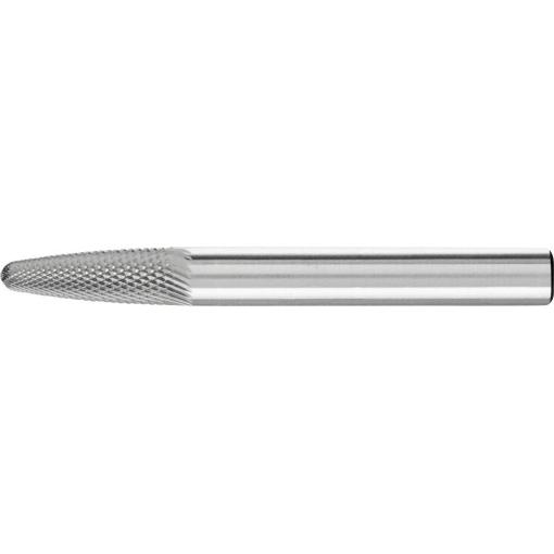 PFERD TOOLS 21157205 frézovací kolík , tvrdokov, půlkruhový oblouk, Délka 55 mm, Vnější Ø 6 mm, Pracovní délka 18 mm, Ø hřídele 6 mm, 1 ks