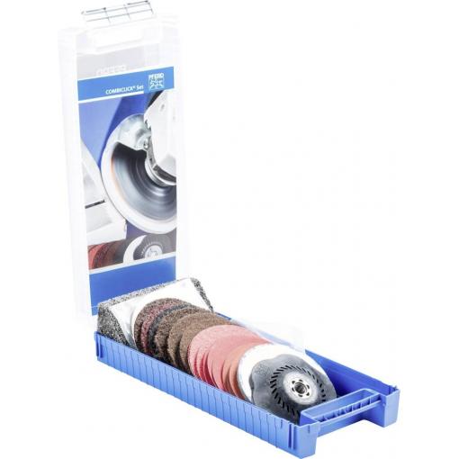 PFERD TOOLS 49350071 19-dílná sada COMBICLICK Ø 115 mm M14 opracování hrubě až leštěná pro úhlovou brusku Průměr 115 mm