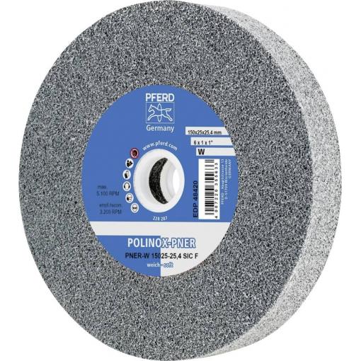 PFERD TOOLS 44691667 Kompaktní provedení POLINOX 150 x 25,4 mm SIC jemný 150 mm 1 ks