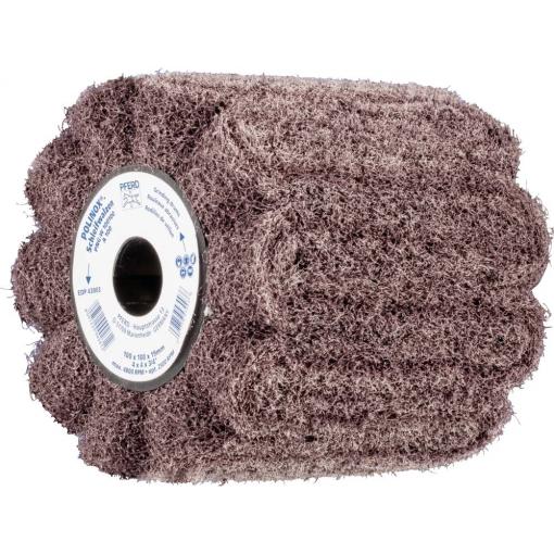 PFERD 44641201 Brusný válec z netkané textilie POLINOX PNG Ø 100 x 100 mm, klínová drážka 19 mm a 100 pro jemné broušení a konečná úprava 100 mm 1 ks