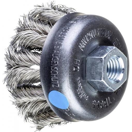 PFERD TOOLS Hrncový kartáč COMBTWIST TBG Ø 65mm M14, nerezový drát Ø 0,35 pro úhlové brusky POS TBG 65/M14 CT INOX 0,35 43305043 1 ks