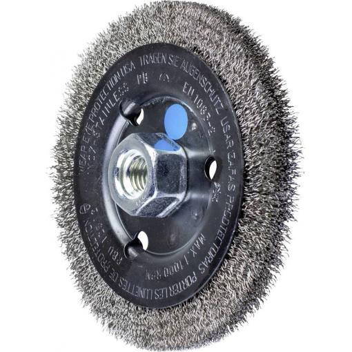 PFERD TOOLS Kulatý kartáč, neopft RBU Ø 125 x 12 mm, M14, drát Ø 0,30 pro úhlové brusky POS RBU 12512/M14 INOX 0,30 43502302 1 ks