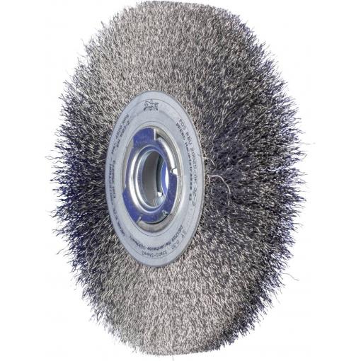 PFERD TOOLS Kulatý kartáč POS, šířka, neopft RBU Ø 200 x 25 mm, variabilní otvor z oceli Ø drátu 0,30 pro stojan s kozlíkem 1 POS RBU 20025/AK32-2 ST 0,30