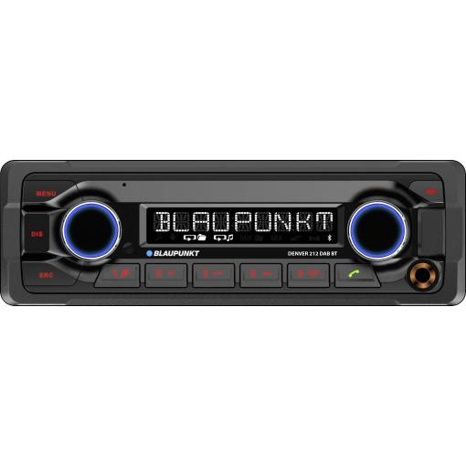 Blaupunkt Denver 212 DAB BT autorádio konektor pro dálkové ovládání na volant, Bluetooth® handsfree zařízení, DAB+ tuner, vč. DAB antény, vč. dálkového ovládání