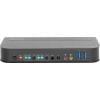 Digitus DS-12850 2 + 2 port přepínač KVM DisplayPort, HDMI dálkové ovládání, klávesnice 3840 x 2160 Pixel