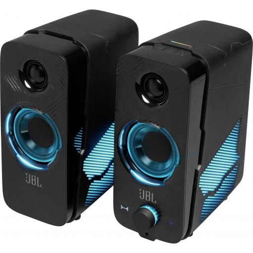 JBL Harman QUANTUM DUO 2.0 PC reproduktory Bluetooth®, kabelový 20 W černá