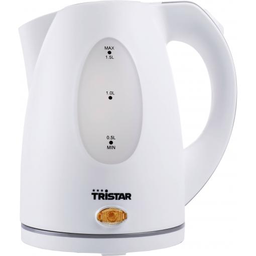 Tristar WK-1324 rychlovarná konvice, bezšňůrová, bez BPA, ochrana proti přehřátí, bílá, WK-1324