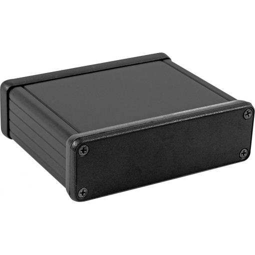 Hammond Electronics 1455L801BK univerzální pouzdro 80 x 103 x 31 hliník extrudovaný černá (eloxovaná) 1 ks