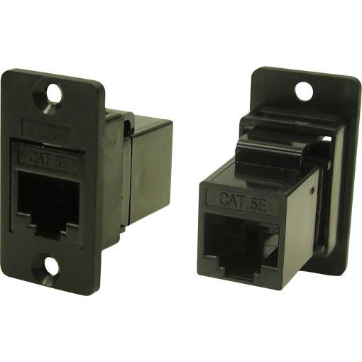 Cliff CP30620, zásuvkový modul RJ45, adaptér, vestavný, černá, 1 ks