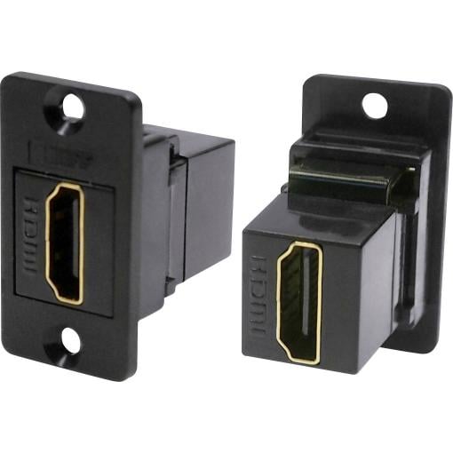 Cliff CP30600GX HDMI adaptér zásuvka, vestavná černá 1 ks