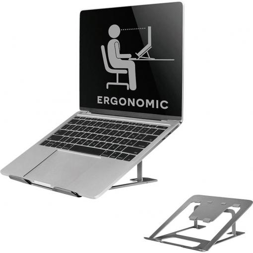 Neomounts NSLS085GREY podložka pod notebook nastavitelná výška