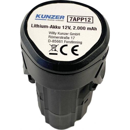 Kunzer náhradní akumulátor pro elektrické nářadí, 2 Ah Li-Ion, 7APP12