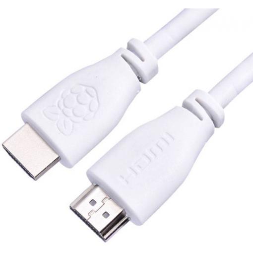 Raspberry Pi® CPRP020-W HDMI kabel Raspberry Pi® [1x HDMI zástrčka - 1x HDMI zástrčka] 2.00 m bílá