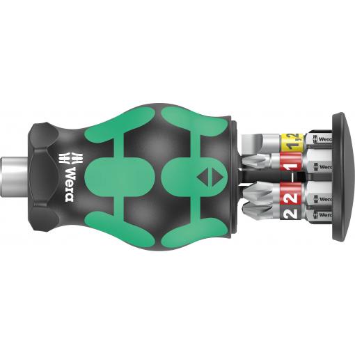 Wera Kraftform Kompakt Stubby Magazin 2 05008874001 sada bitů, plochý, křížový PZ, křížový PH