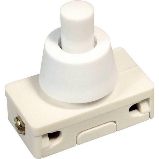 interBär, 3030-276.02 tlačítkový spínač, 13 mm, 250 V/AC, 2 A, 1 ks