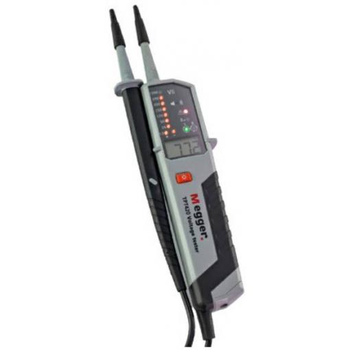 Megger TPT420 dvoupólová zkoušečka napětí CAT IV 1000 V LED, LCD, akustika