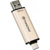 Transcend JetFlash 930C USB flash disk 256 GB zlatá TS256GJF930C USB 3.2 (Gen 1x1) , USB-C®