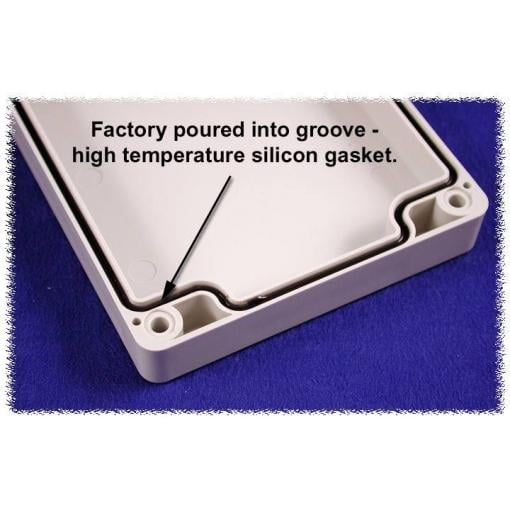 Hammond Electronics 1554CGASKET Těsnění silikon černá 2 ks