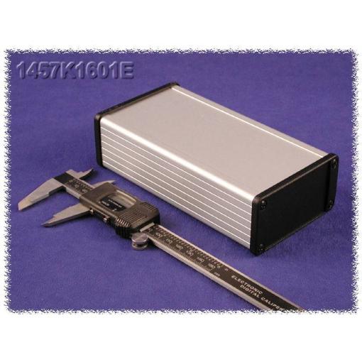 Hammond Electronics 1457KEP-10 1457KEP-10 pouzdro bez příruby (d x š x v) 5 x 84 x 44 mm hliník černá 10 ks