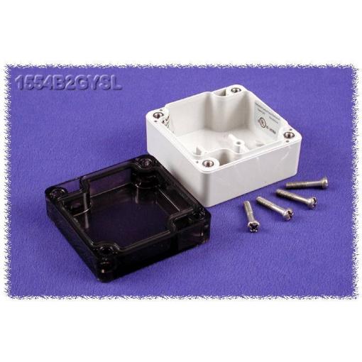 Hammond Electronics 1554B2GYSL univerzální pouzdro 65 x 65 x 40 polykarbonát šedá 1 ks