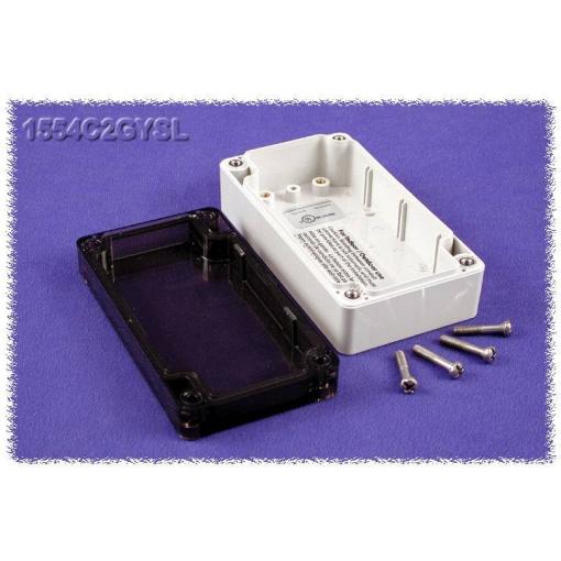 Hammond Electronics 1554C2GYSL univerzální pouzdro 120 x 65 x 40 polykarbonát šedá 1 ks