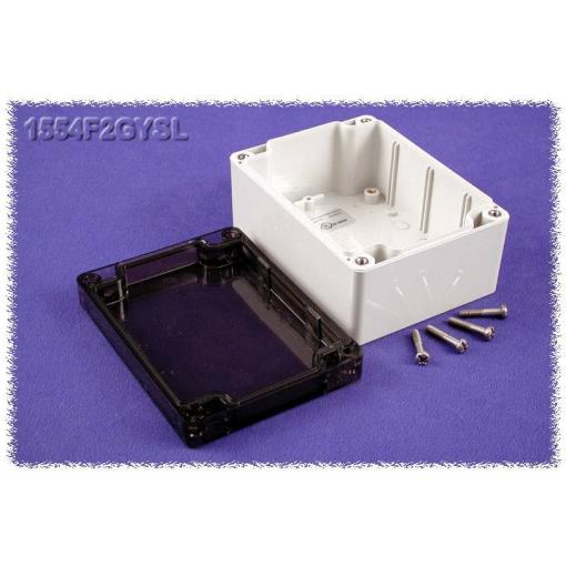 Hammond Electronics 1554F2GYSL univerzální pouzdro 120 x 90 x 60 polykarbonát šedá 1 ks
