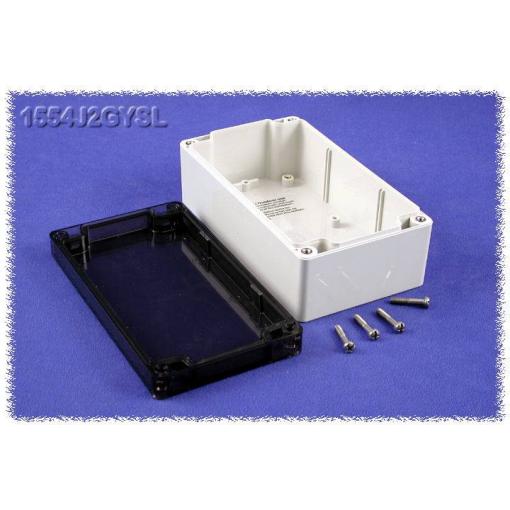 Hammond Electronics 1554J2GYSL univerzální pouzdro 160 x 90 x 60 polykarbonát šedá 1 ks