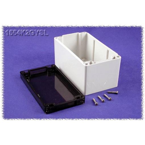 Hammond Electronics 1554K2GYSL univerzální pouzdro 160 x 90 x 90 polykarbonát šedá 1 ks