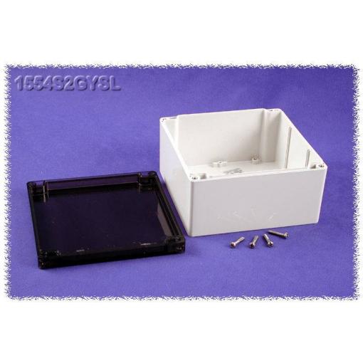 Hammond Electronics 1554S2GYSL univerzální pouzdro 160 x 160 x 90 polykarbonát šedá 1 ks