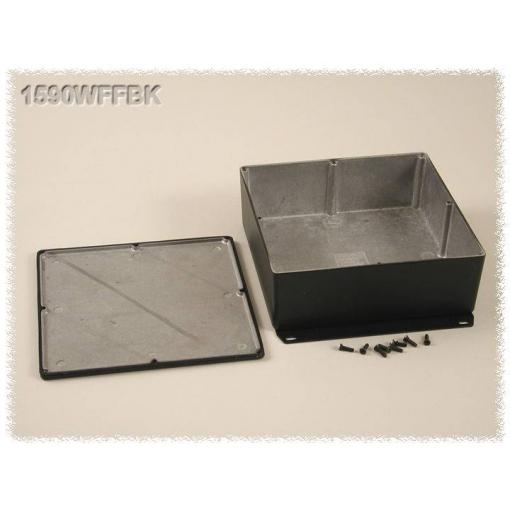 Hammond Electronics 1590WFFBK univerzální pouzdro 187.5 x 187.5 x 67 hliník černá 1 ks