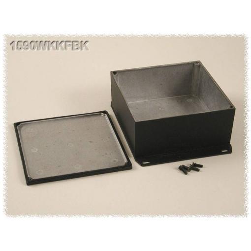 Hammond Electronics 1590WKKFBK univerzální pouzdro 125 x 125 x 57 hliník černá 1 ks