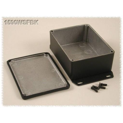 Hammond Electronics 1590WSFBK univerzální pouzdro 110.5 x 81.5 x 44 hliník černá 1 ks