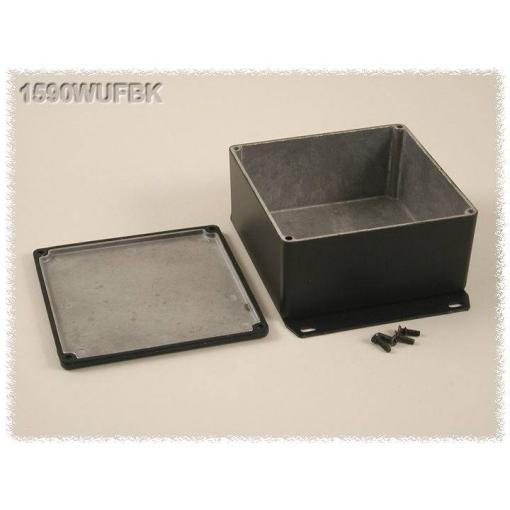 Hammond Electronics 1590WUFBK univerzální pouzdro 119.5 x 119.5 x 59 hliník černá 1 ks
