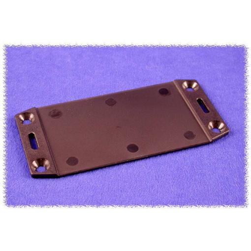 Hammond Electronics 1591FTBK 1591FTBK Přírubová deska (d x š) 147 mm x 77 mm ABS černá 1 ks