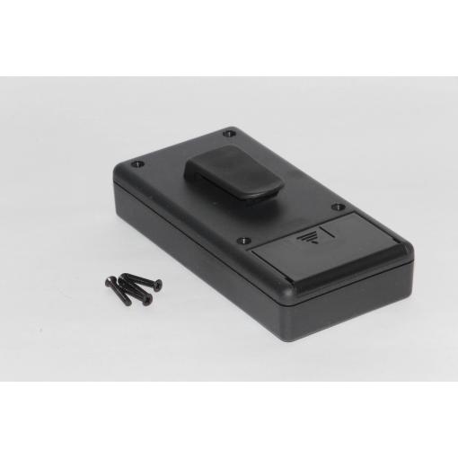 Hammond Electronics 1599BBKCP plastová krabička 130 x 65 x 25 ABS černá 1 ks
