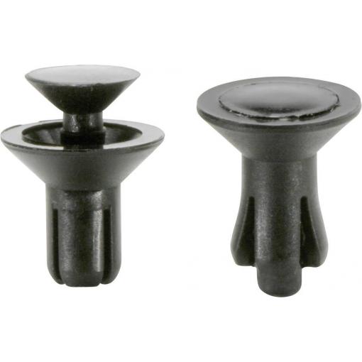 PB Fastener SRCS-4090B rozpínací nýt Ø otvoru 4.2 mm černá 1 ks