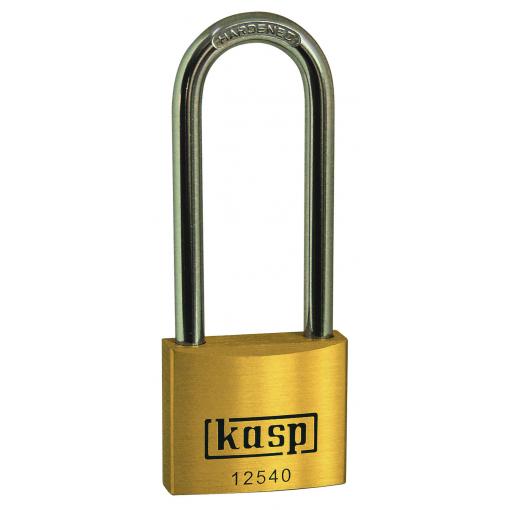 Kasp K12550L80D visací zámek na klíč, 50 mm, mosaz