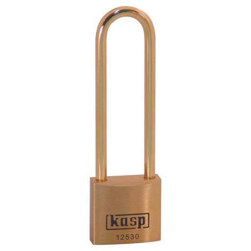 Kasp K12530L70BD visací zámek na klíč, 30 mm, mosaz
