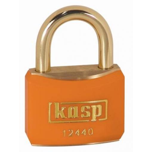 Kasp K12440ORAD visací zámek na klíč, 40 mm, mosaz