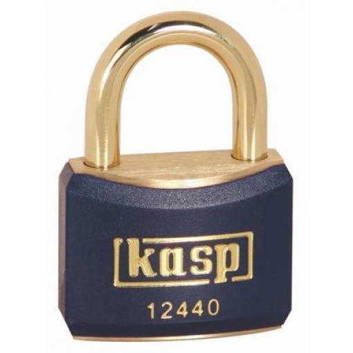 Kasp K12440BLUD visací zámek na klíč, 40 mm, mosaz