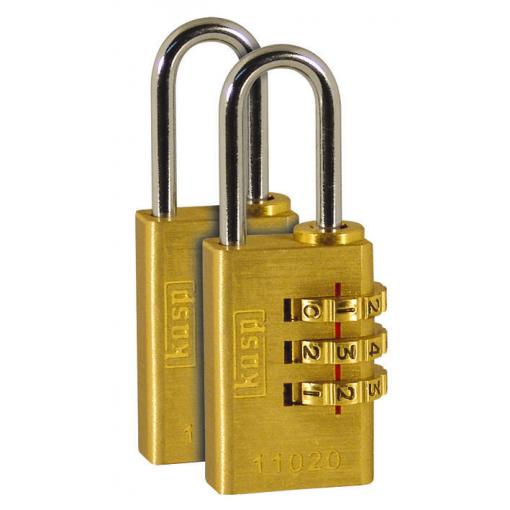 Kasp K11020D2 visací zámek na heslo, mosaz