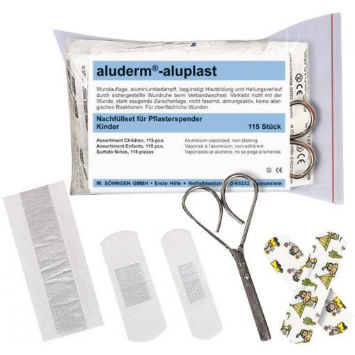 Söhngen 1009924 Sada pro doplnění náplastí pro děti kompletní 115 kusů